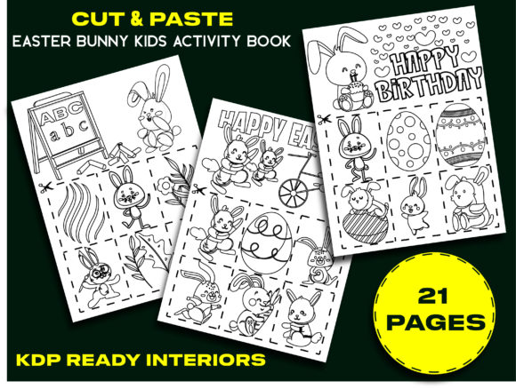 Download Easter Cut and Paste Kids Activity Book - Cut and paste Collection
