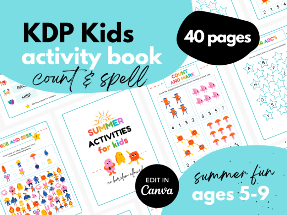 Download KDP Kids Interior ⋆ Summer Activity Book - Kdp kids Collection