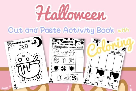 Download Halloween Cut and Paste Activity Pages - Cut and paste Collection