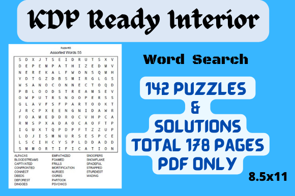Download Word Search KDP Kids Interior - Kdp kids Collection