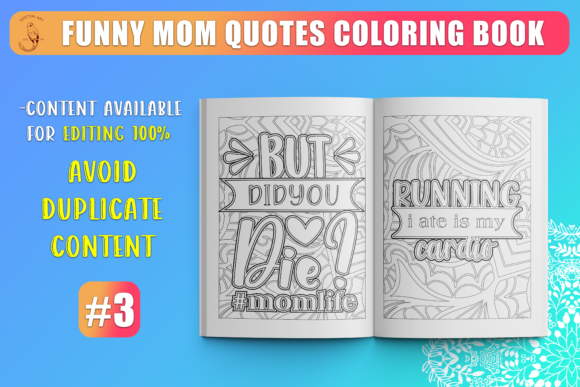 Download Mom Quote Coloring Page KDP Interior SVG - Mom quote coloring page Collection