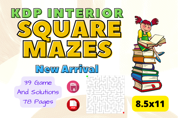 Download KDP Kids Square Mazes INTERIOR - Kdp kids Collection