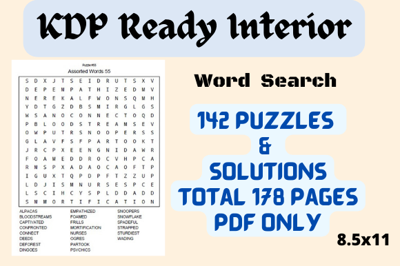 Download Word Search KDP Kids Interior - Kdp kids Collection