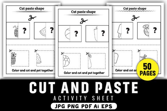Download 50 Cut and Paste Worksheets - Cut and paste Collection