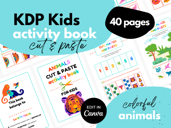 Download Kids Interior ⋆ Cut and Paste Animals - Cut and paste Collection