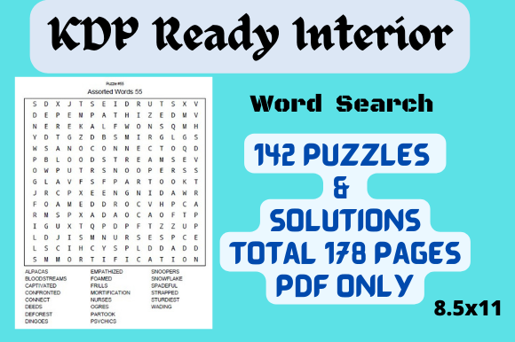 Download Word Search KDP Kids Interior - Kdp kids Collection